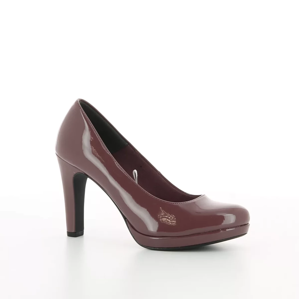 Image (1) de la chaussures Tamaris - Escarpins Bordeaux en Cuir vernis
