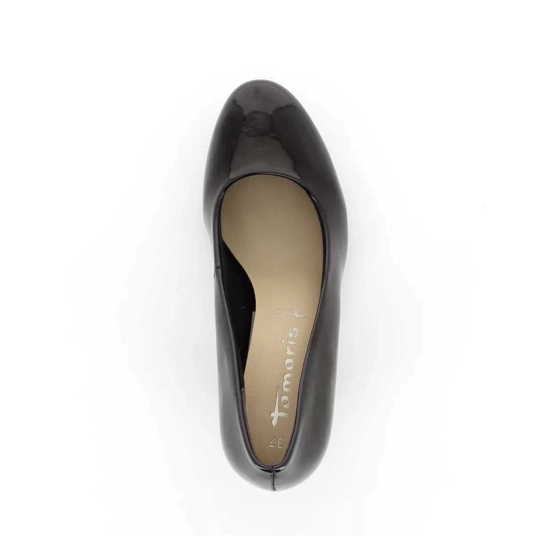 Image (6) de la chaussures Tamaris - Escarpins Noir en Cuir vernis