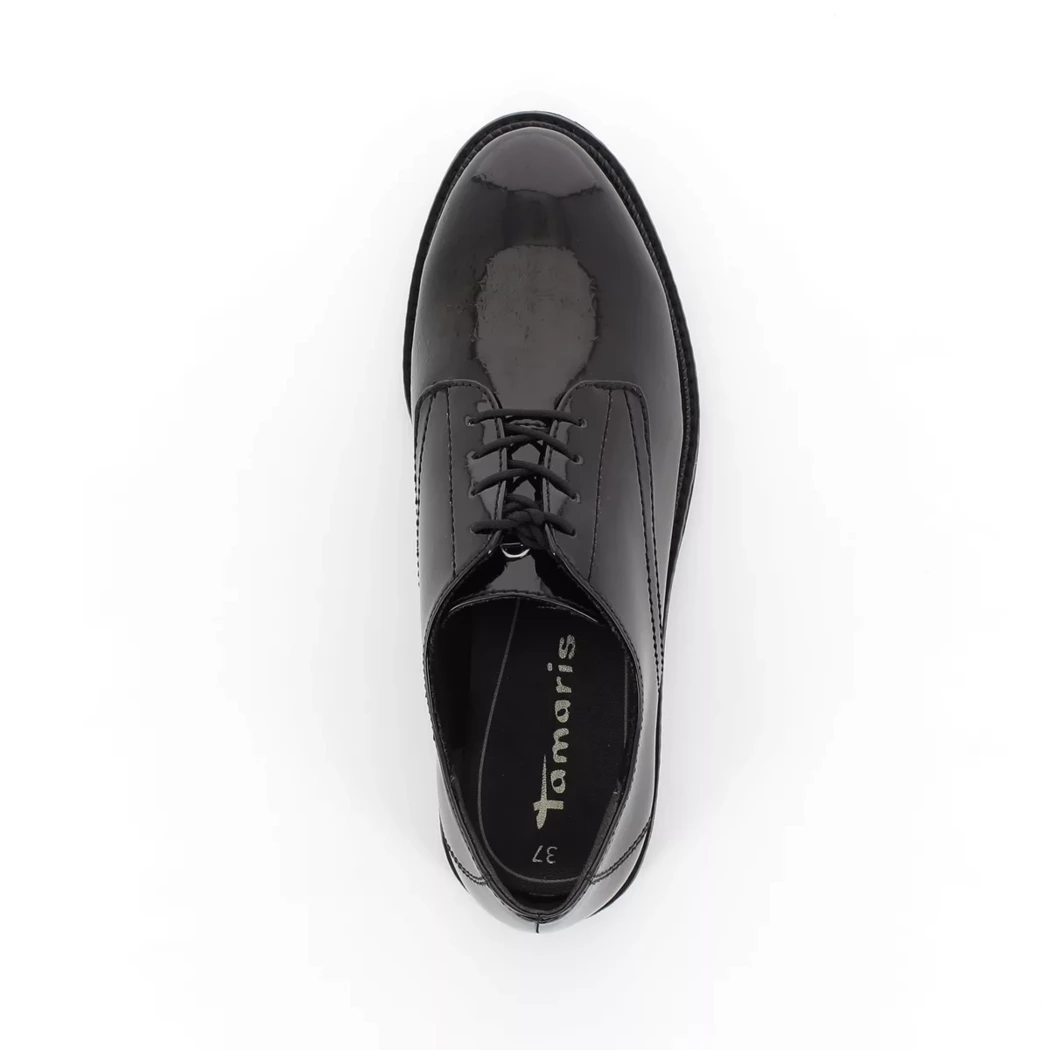Image (6) de la chaussures Tamaris - Chaussures à lacets Noir en Cuir synthétique