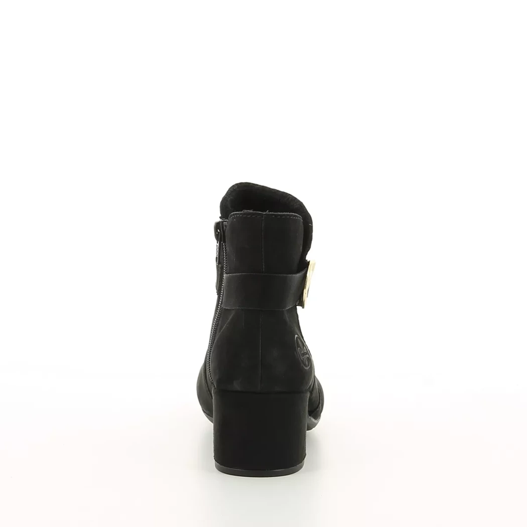 Image (3) de la chaussures Rieker - Boots Noir en Cuir nubuck