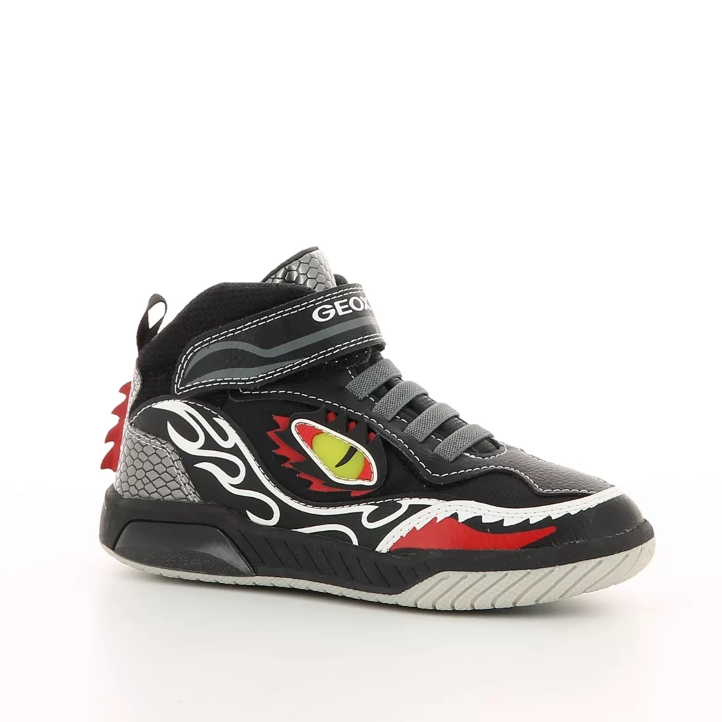 Image (1) de la chaussures Geox - Baskets Noir en Cuir synthétique