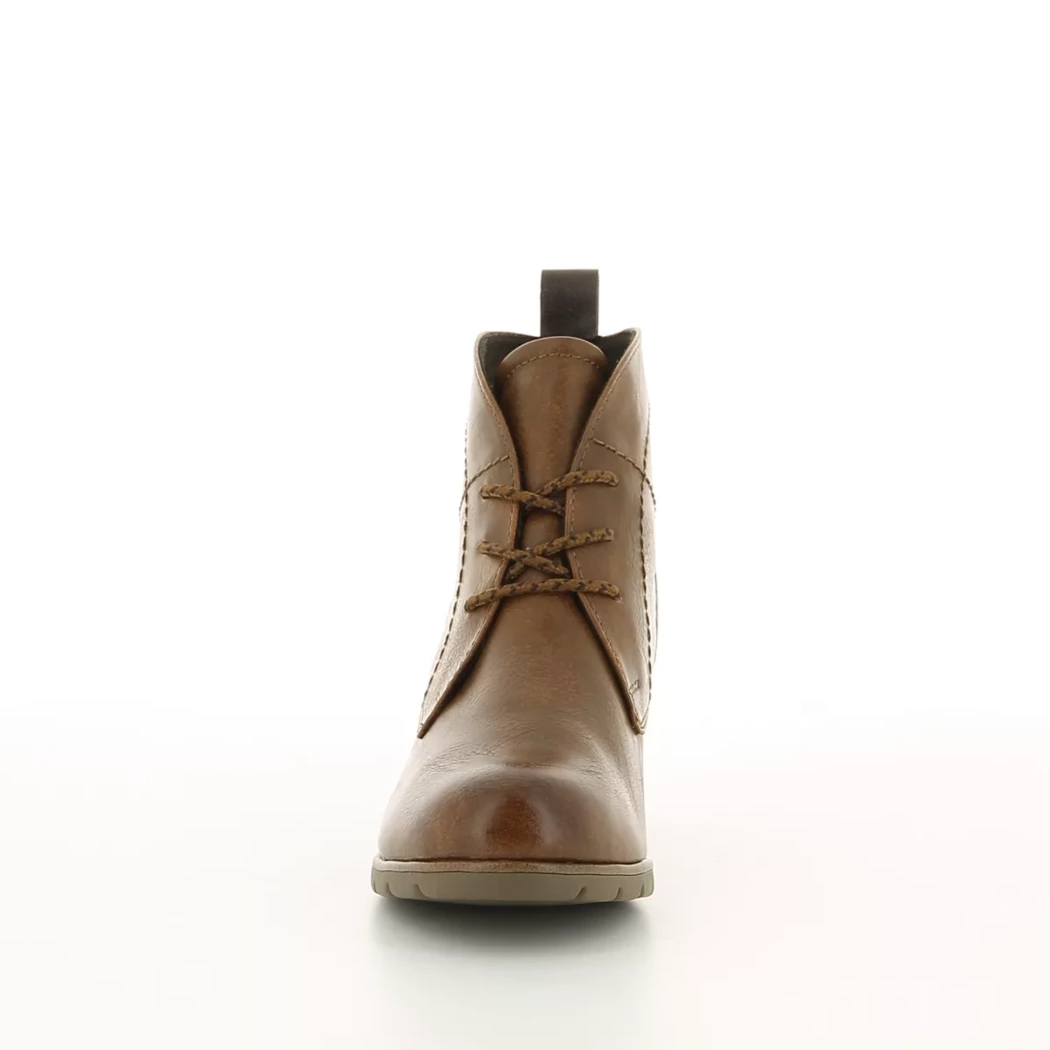 Image (5) de la chaussures Marco Tozzi - Bottines Cuir naturel / Cognac en Cuir synthétique