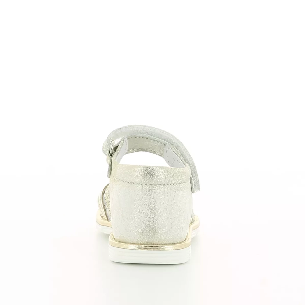Image (3) de la chaussures Gazzoli - Sandales et Nu-Pieds Or / Bronze / Platine en Multi-Matières