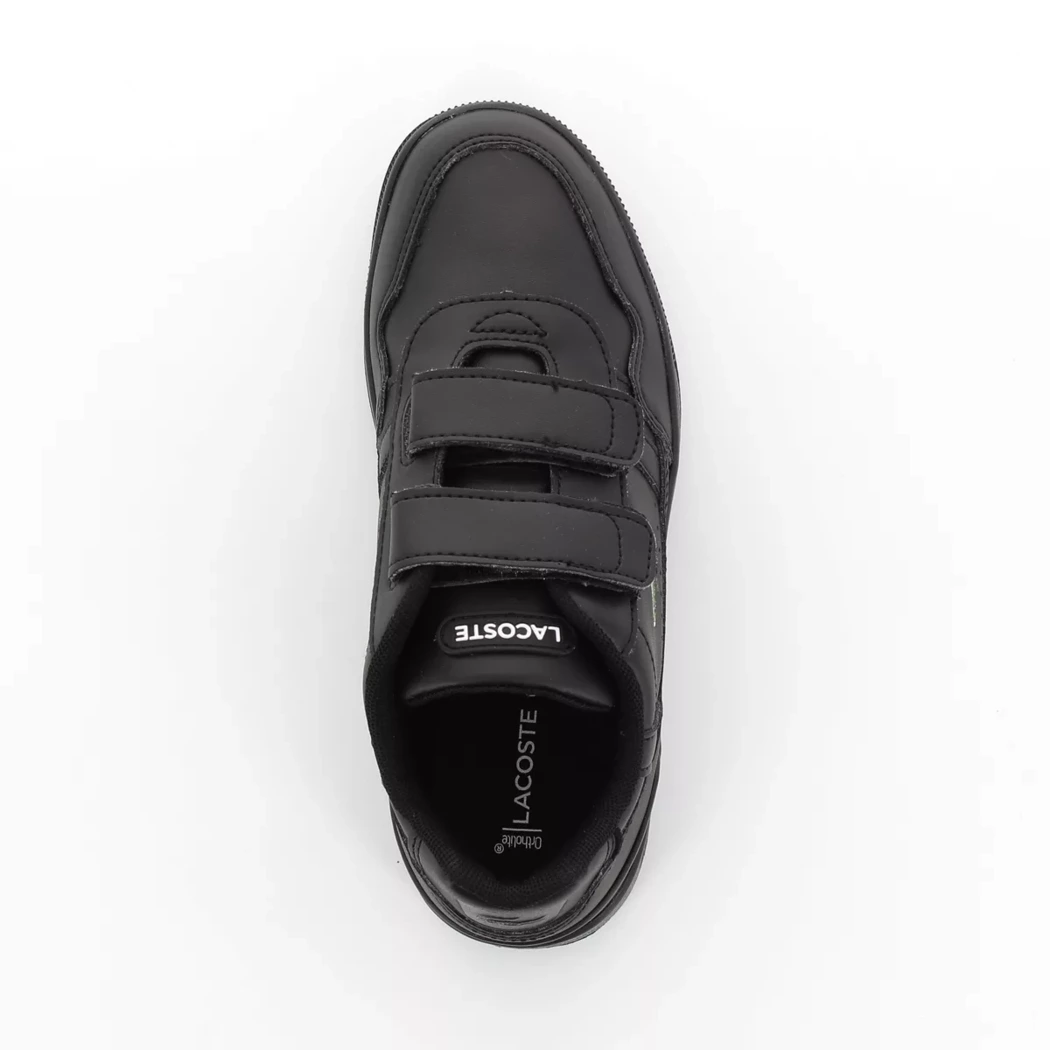 Image (6) de la chaussures Lacoste - Baskets Noir en Cuir synthétique
