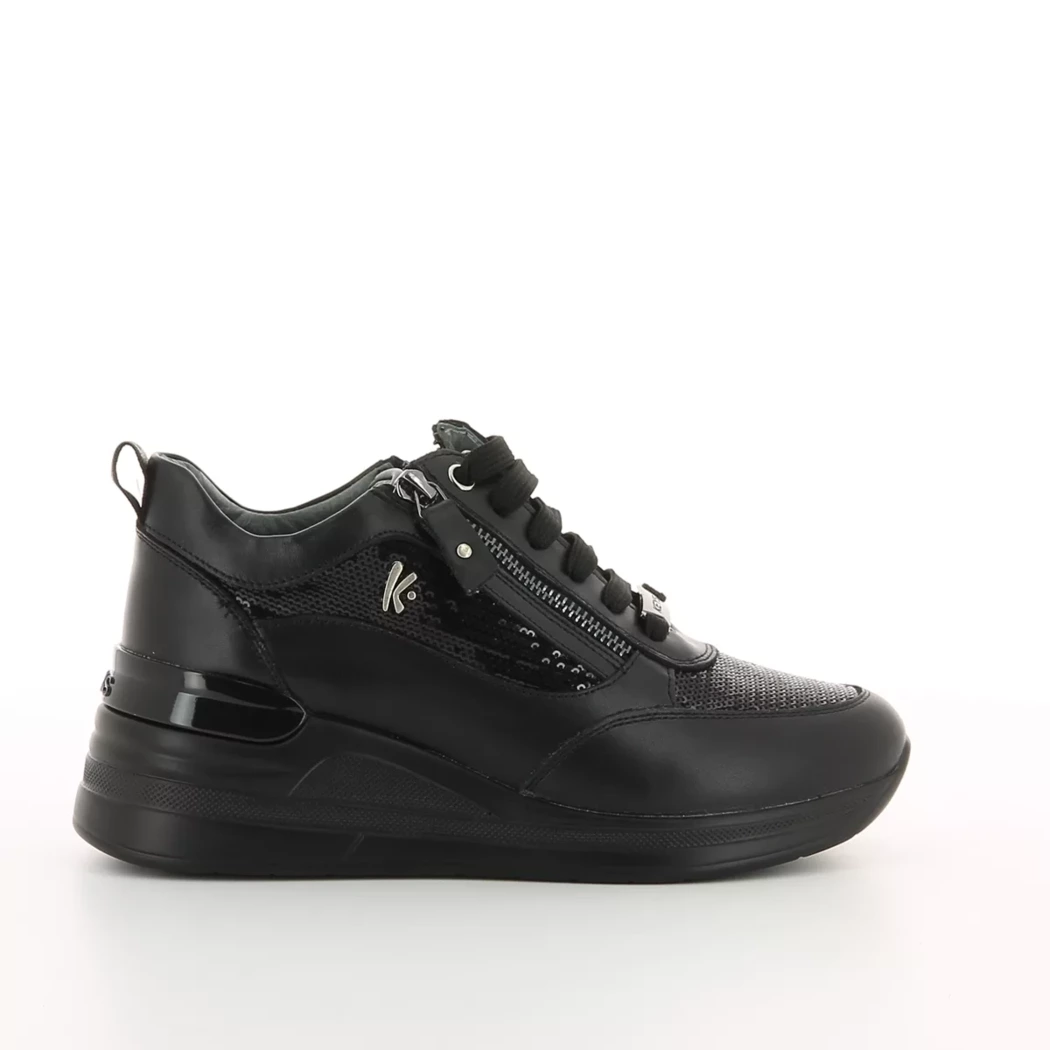 Image (2) de la chaussures Keys - Baskets Noir en Cuir synthétique