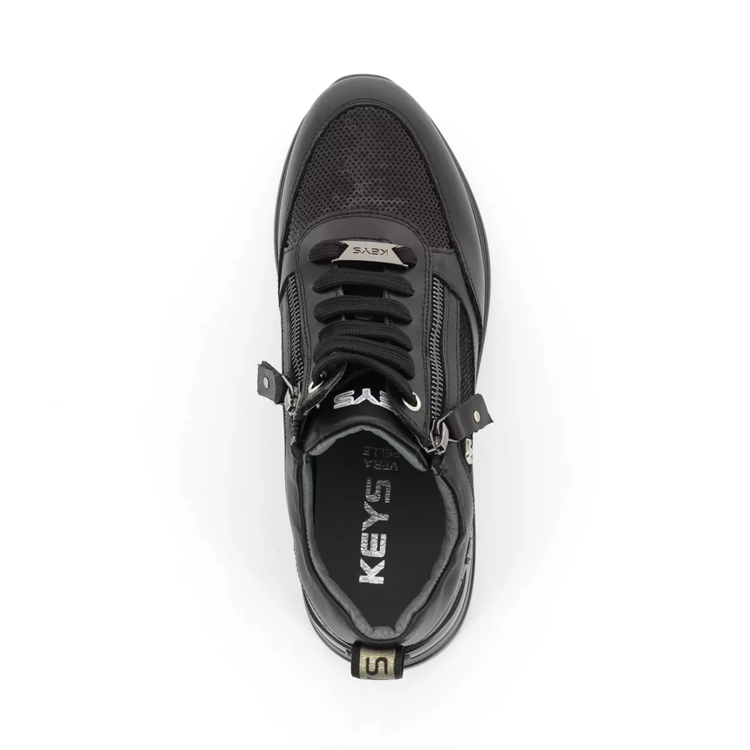 Image (6) de la chaussures Keys - Baskets Noir en Cuir synthétique