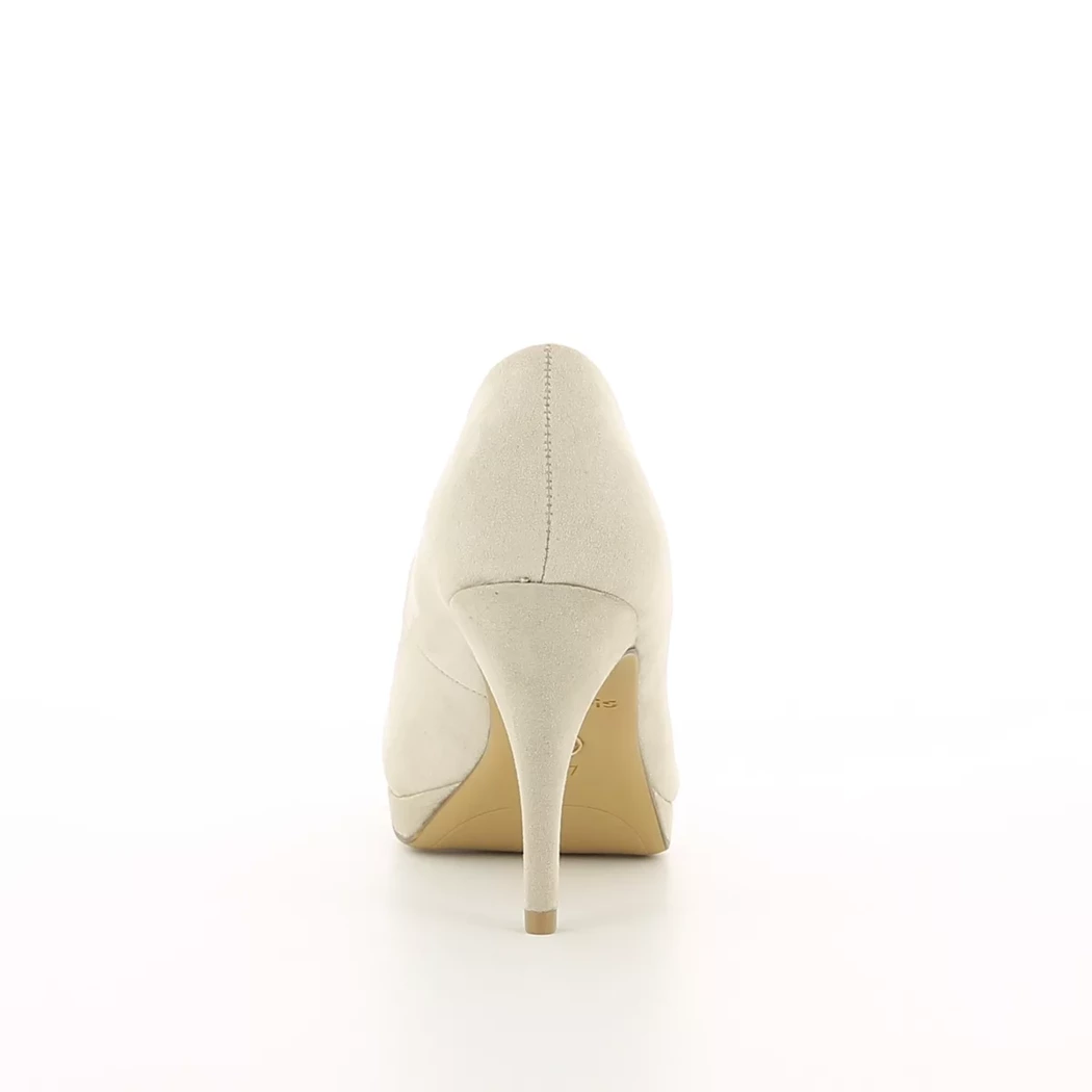 Image (3) de la chaussures Tamaris - Escarpins Beige en Cuir synthétique