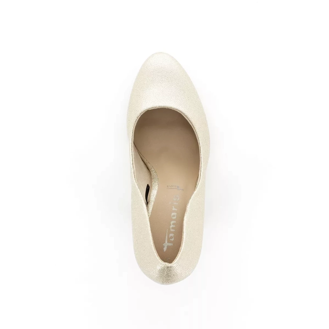 Image (6) de la chaussures Tamaris - Escarpins Or / Bronze / Platine en Textile