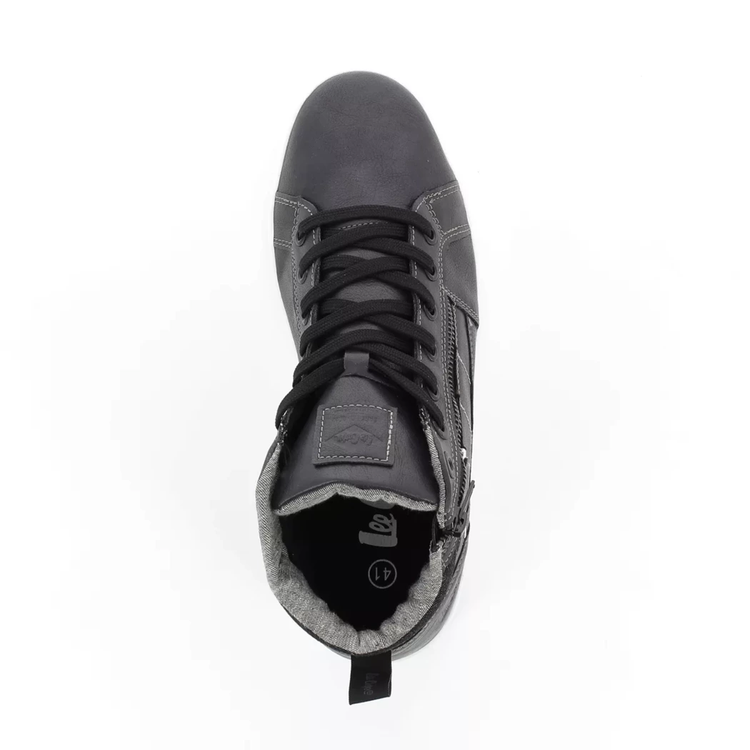 Image (6) de la chaussures Lee Cooper - Baskets Gris en Cuir synthétique