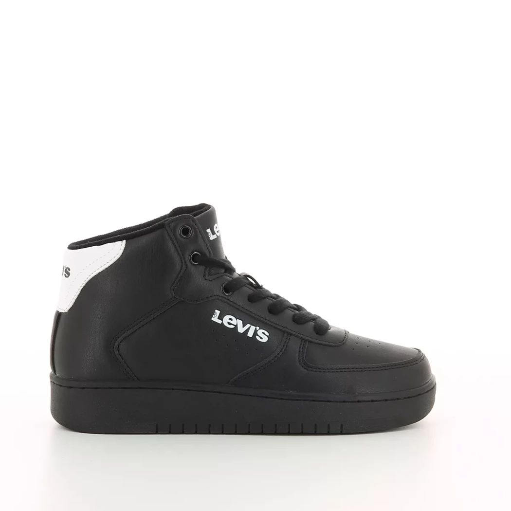 Image (2) de la chaussures Levi's - Baskets Noir en Cuir synthétique