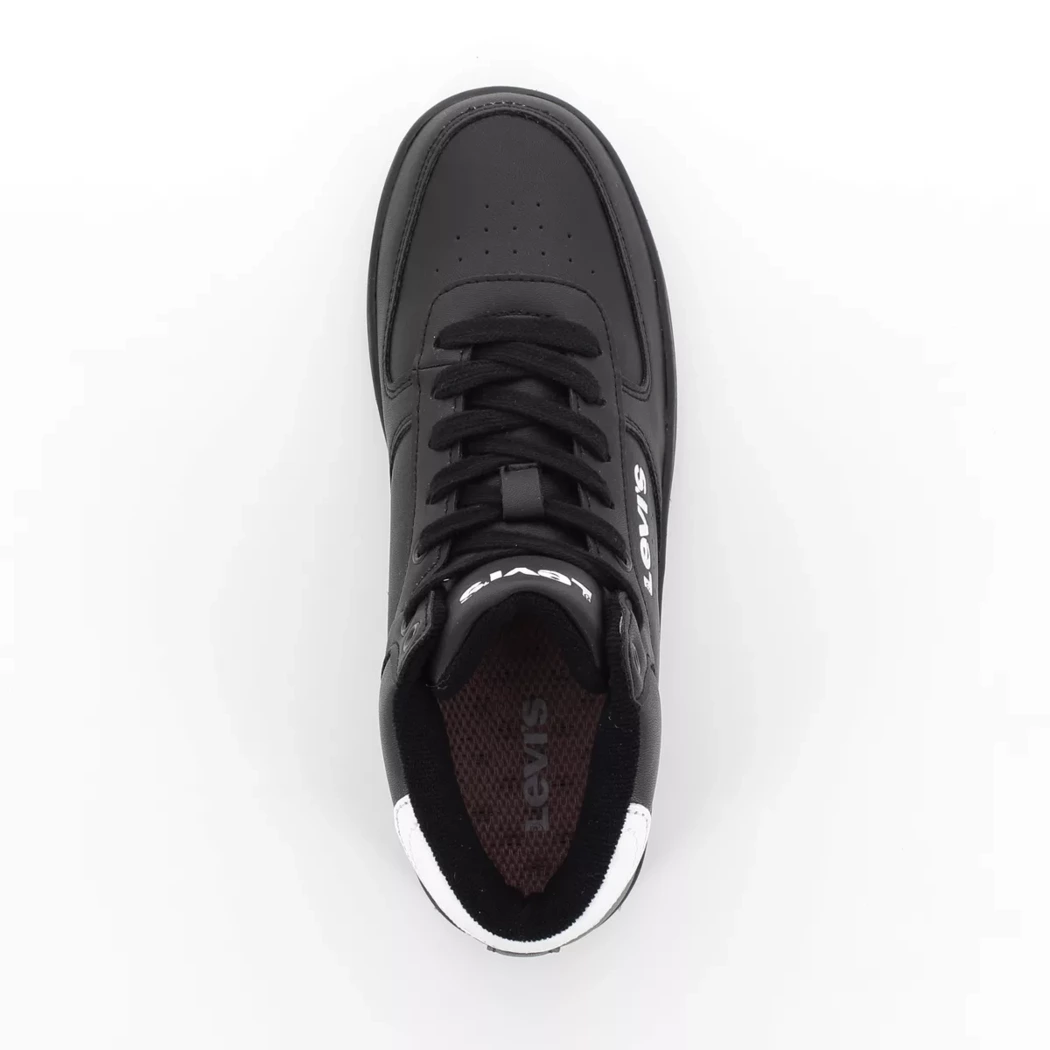 Image (6) de la chaussures Levi's - Baskets Noir en Cuir synthétique