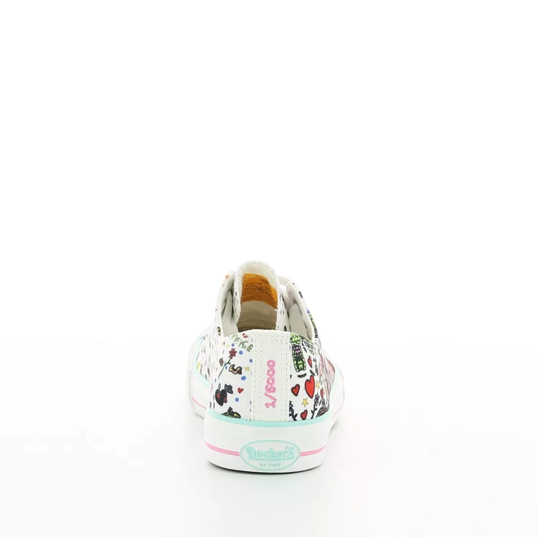 Image (3) de la chaussures Dockers - Baskets Blanc en Textile