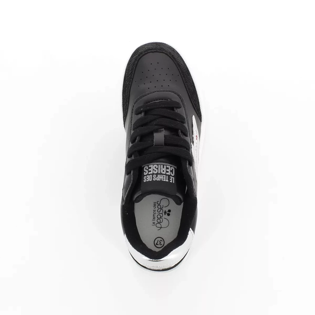 Image (6) de la chaussures Le Temps des Cerises - Baskets Noir en Cuir synthétique