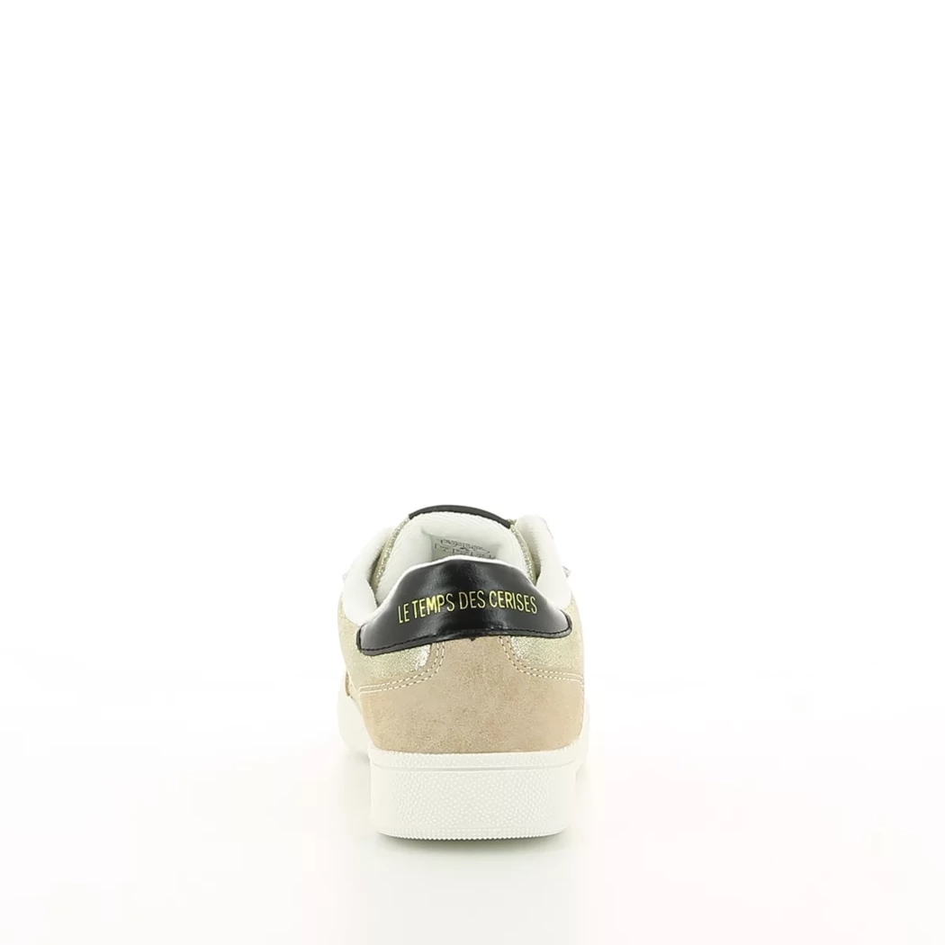 Image (3) de la chaussures Le Temps des Cerises - Baskets Or / Bronze / Platine en Cuir synthétique