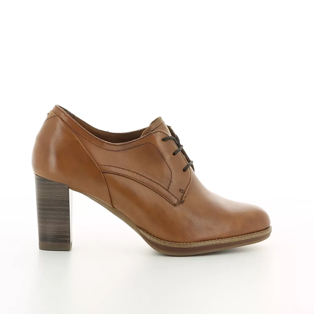 Image (2) de la chaussures Tamaris - Chaussures à lacets Cuir naturel / Cognac en Cuir synthétique