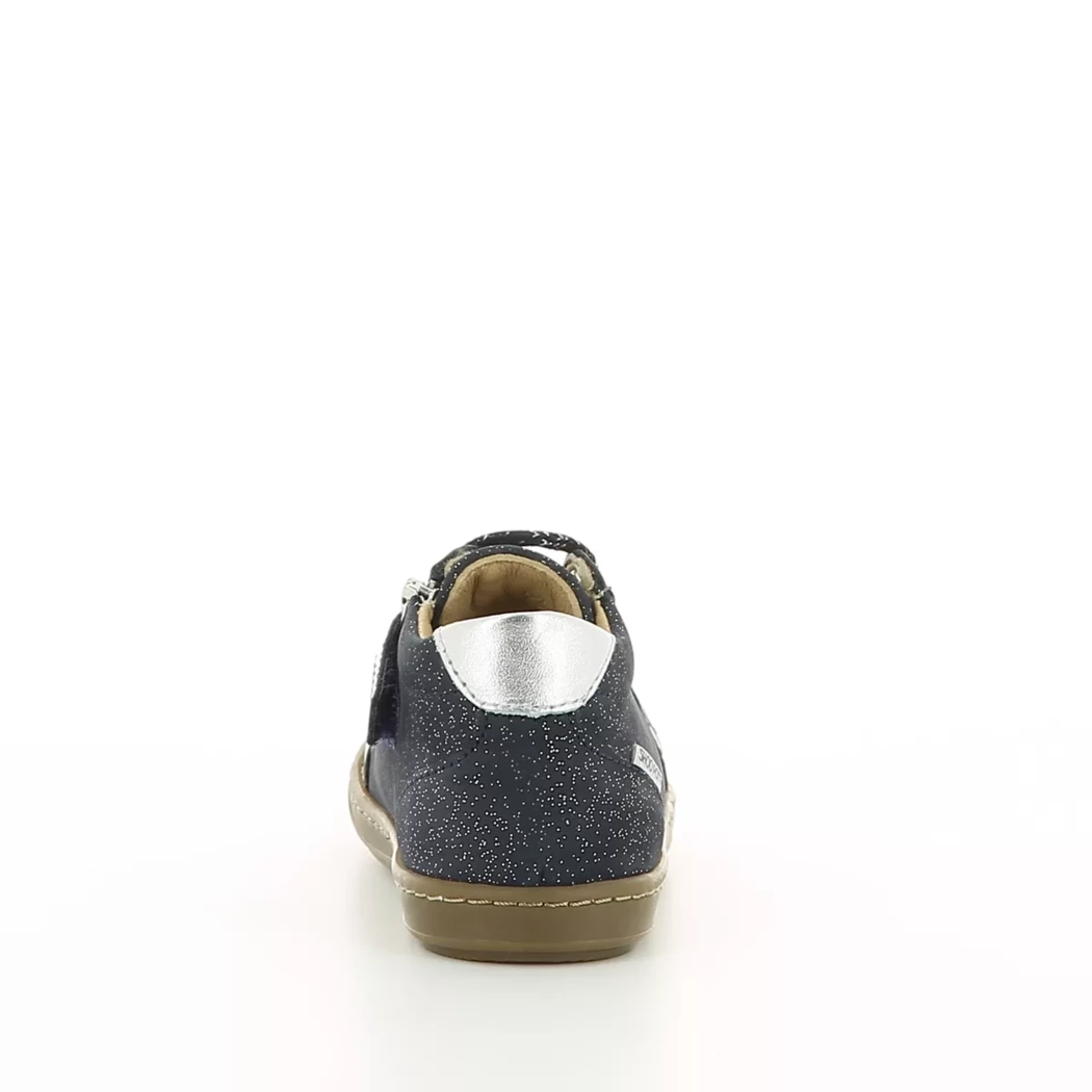 Image (3) de la chaussures Shoo pom - Bottines Bleu en Cuir nubuck
