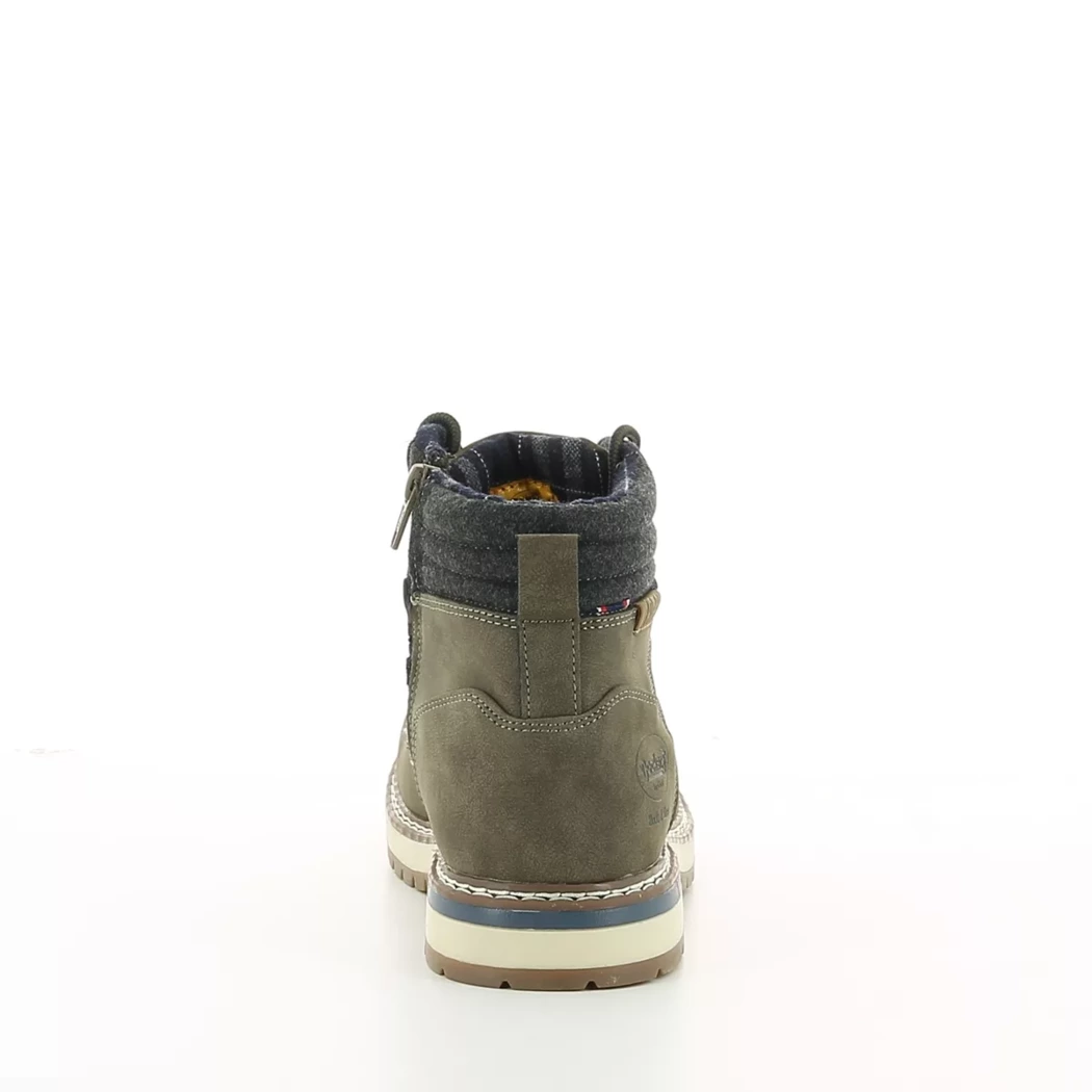 Image (3) de la chaussures Dockers - Bottines Vert en Cuir synthétique