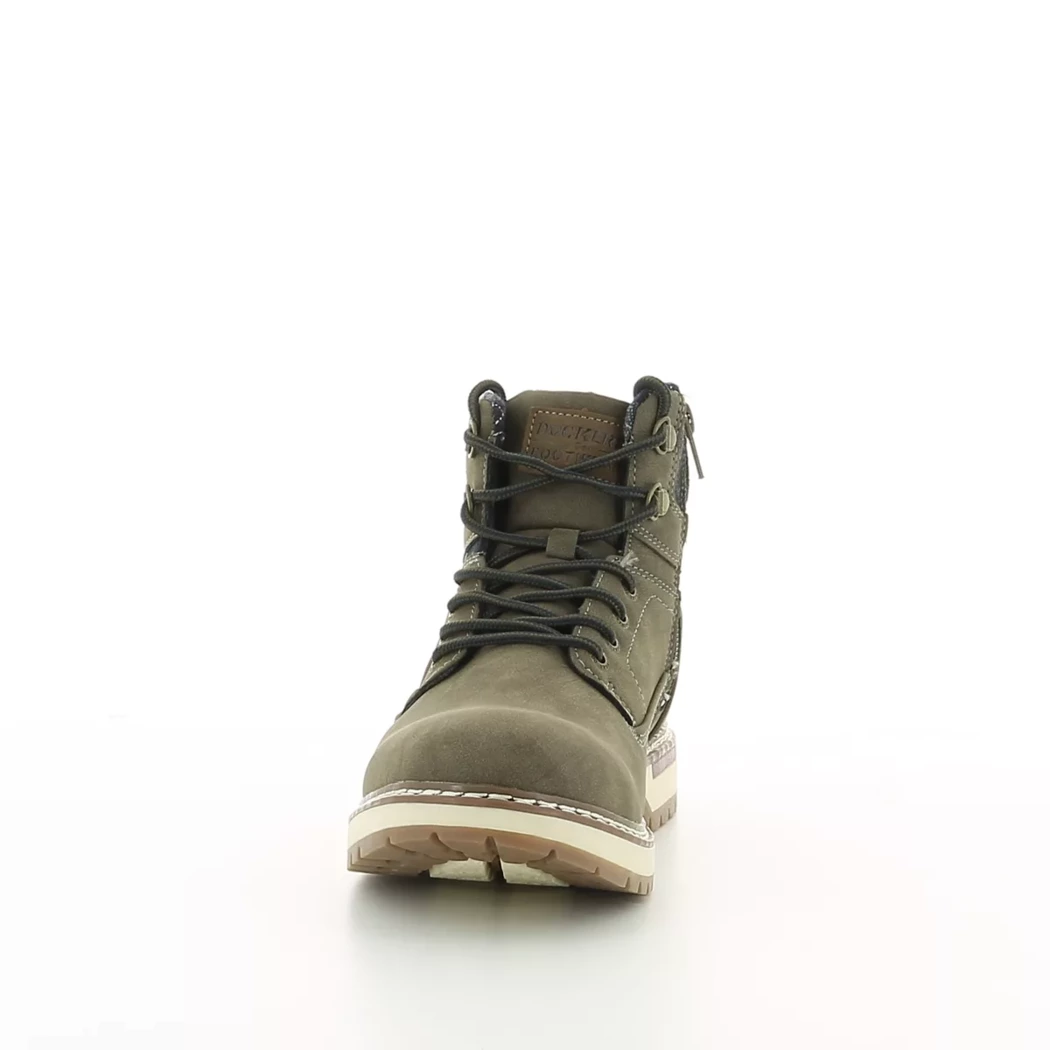 Image (5) de la chaussures Dockers - Bottines Vert en Cuir synthétique