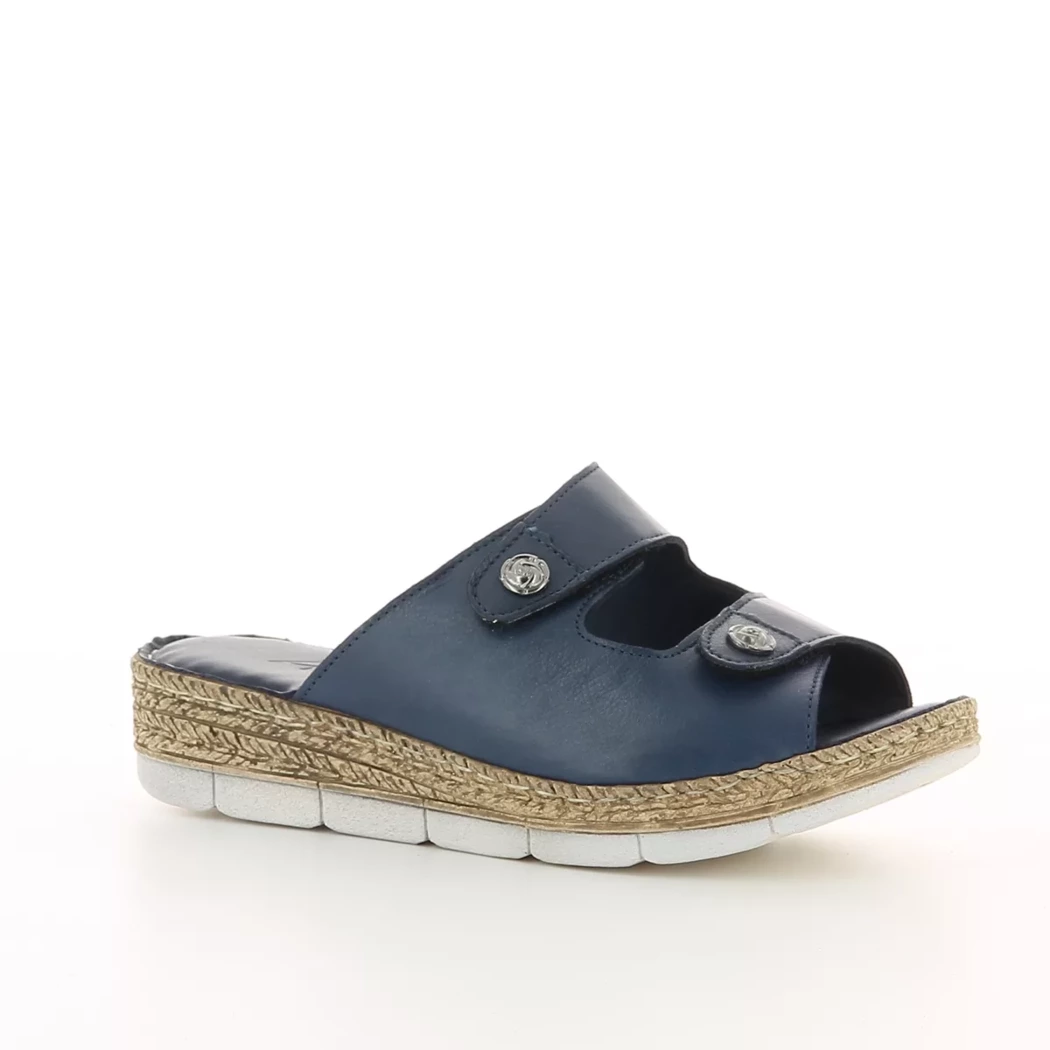 Image (1) de la chaussures Andrea Conti - Mules et Sabots Bleu en Cuir