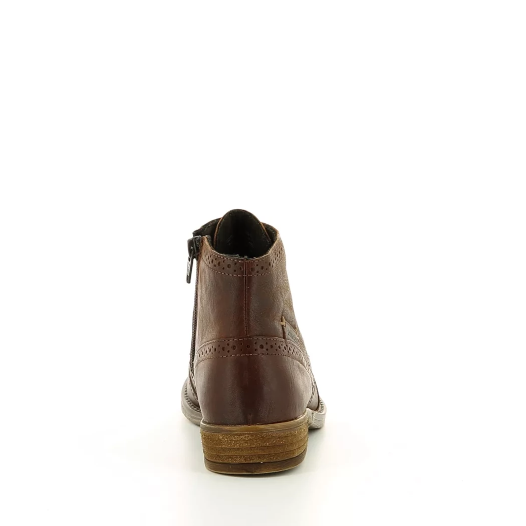 Image (3) de la chaussures Josef Seibel - Bottines Cuir naturel / Cognac en Cuir