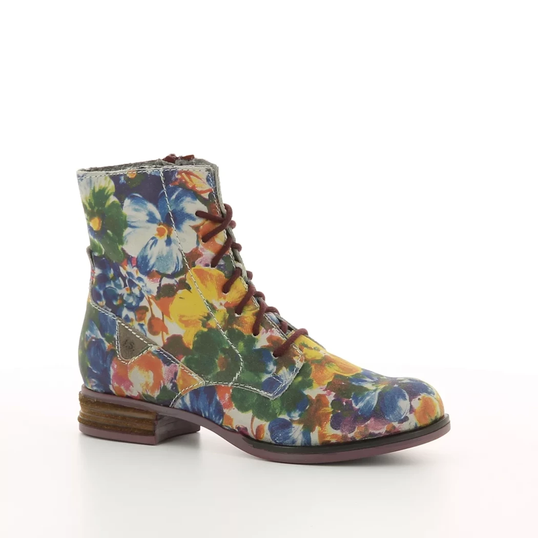 Image (1) de la chaussures Josef Seibel - Bottines Multicolore en Cuir