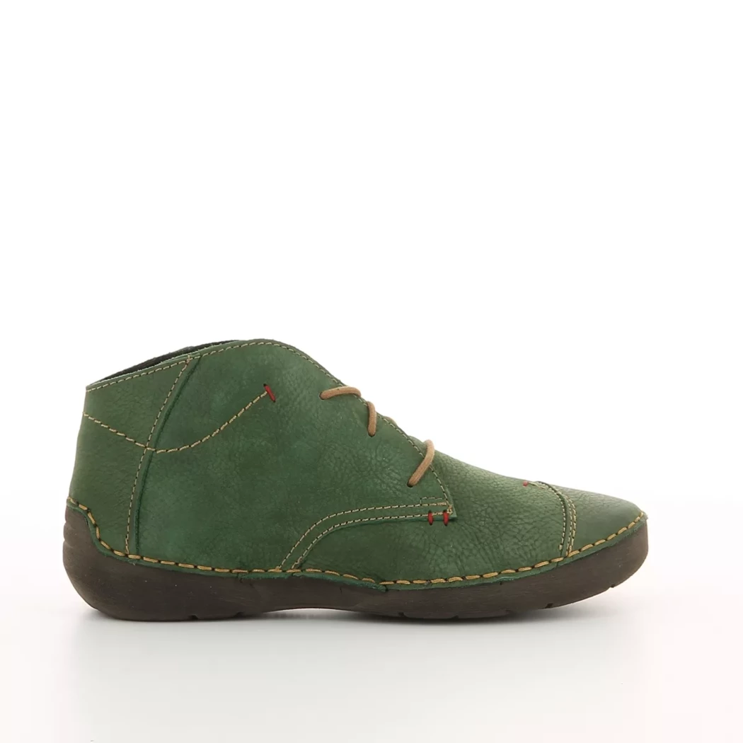 Image (2) de la chaussures Josef Seibel - Bottines Vert en Cuir