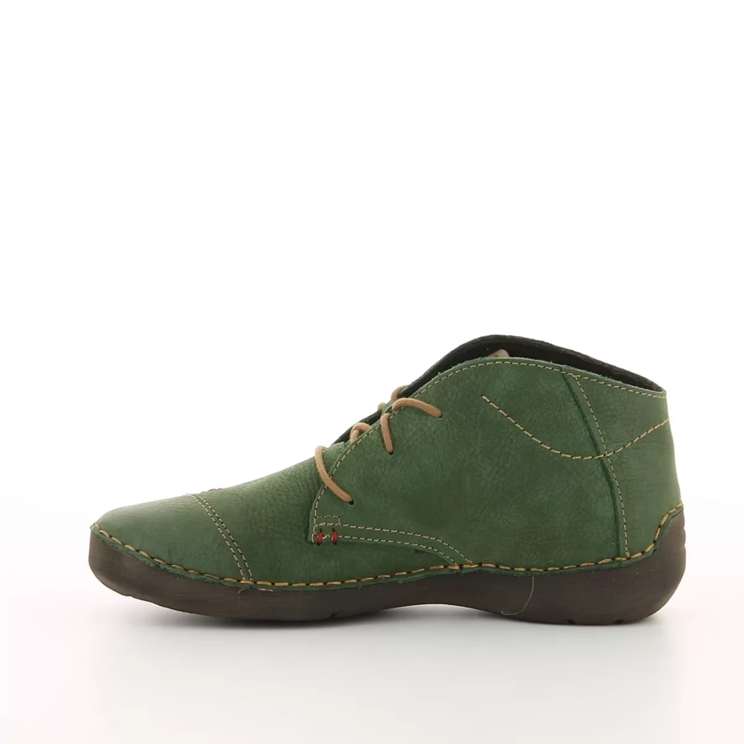 Image (4) de la chaussures Josef Seibel - Bottines Vert en Cuir