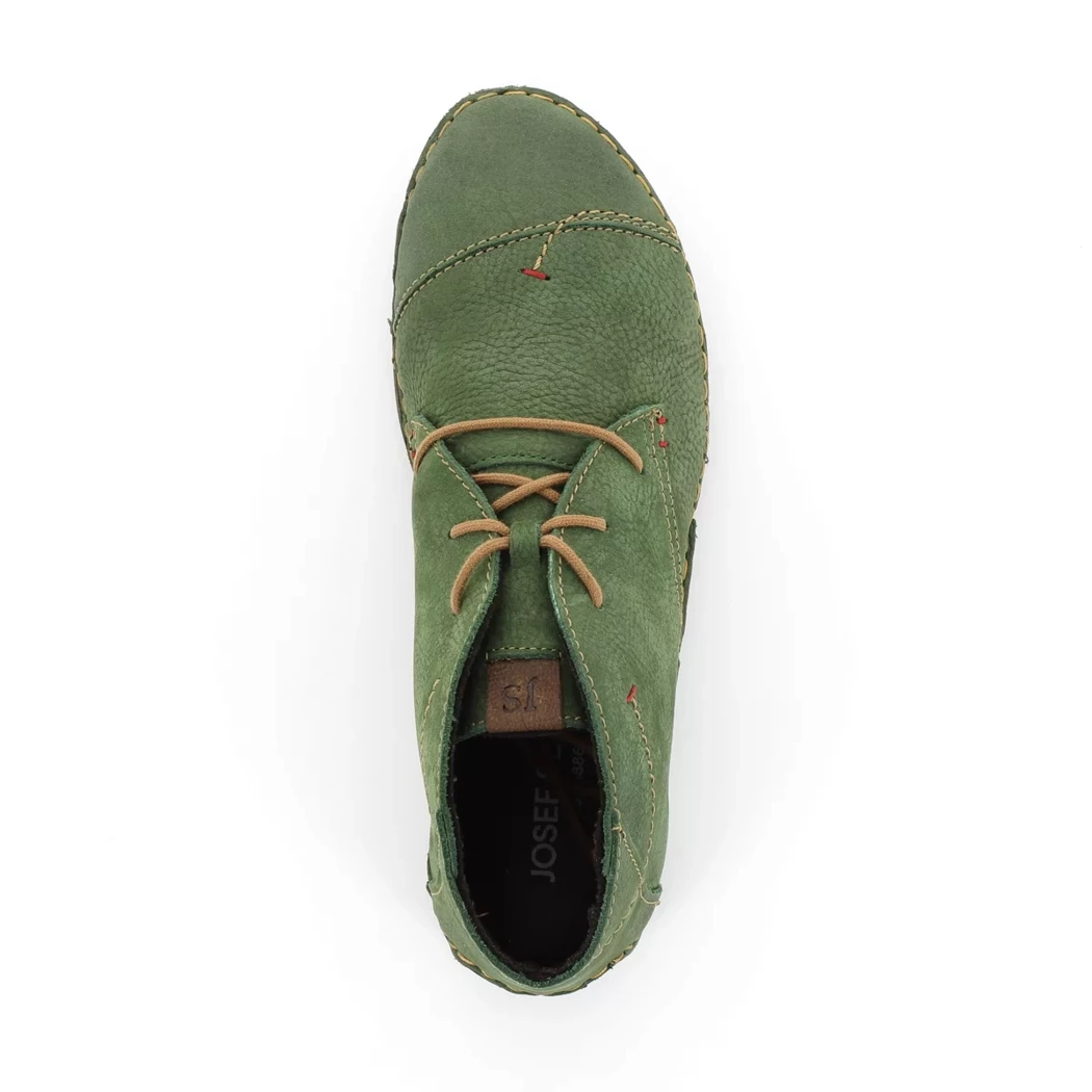 Image (6) de la chaussures Josef Seibel - Bottines Vert en Cuir