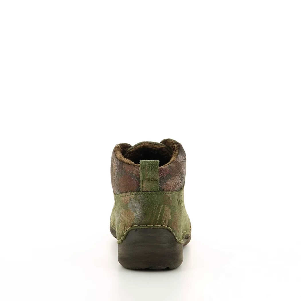 Image (3) de la chaussures Josef Seibel - Bottines Vert en Cuir nubuck