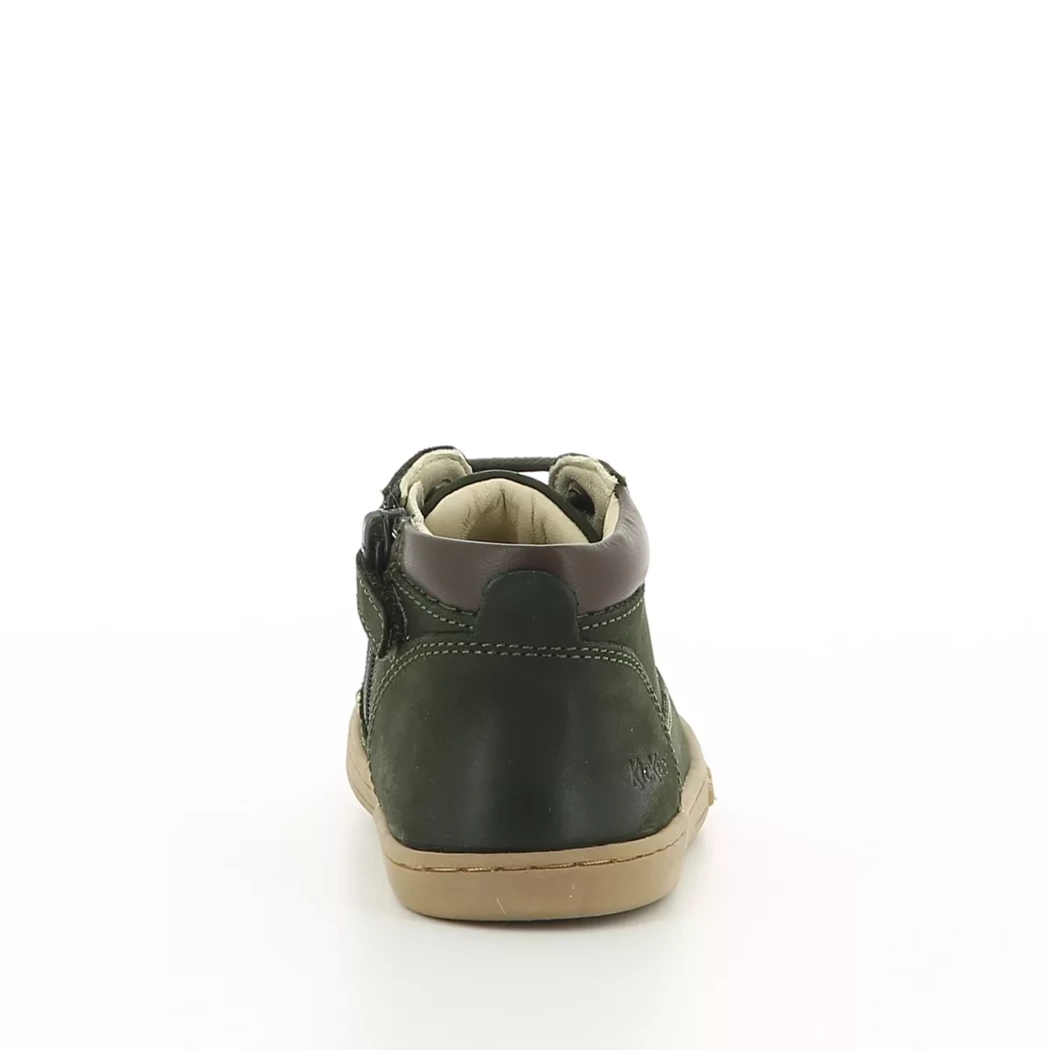 Image (3) de la chaussures Kickers - Bottines Vert en Cuir nubuck