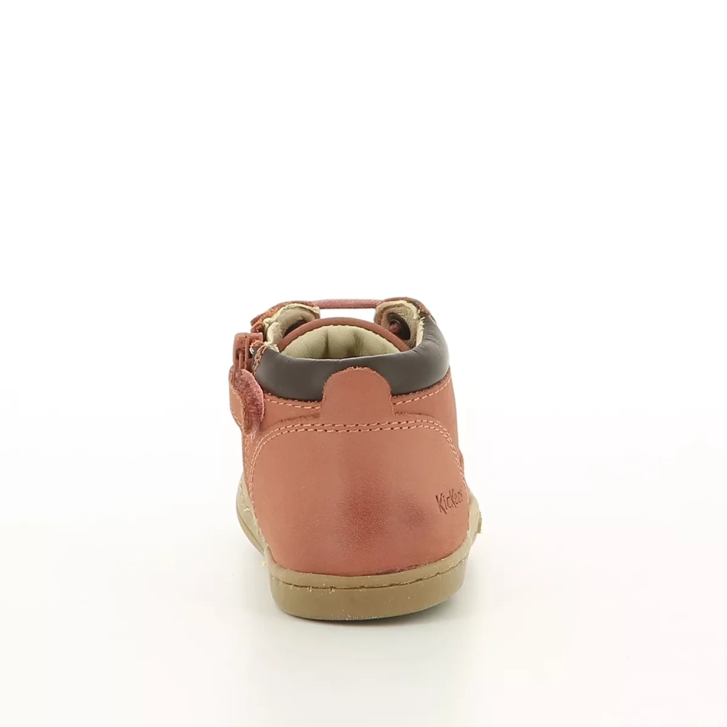 Image (3) de la chaussures Kickers - Bottines Rose en Cuir nubuck