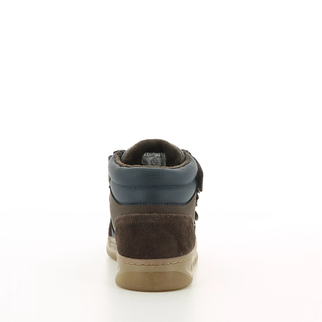Image (3) de la chaussures Kickers - Bottines Marron en Cuir synthétique