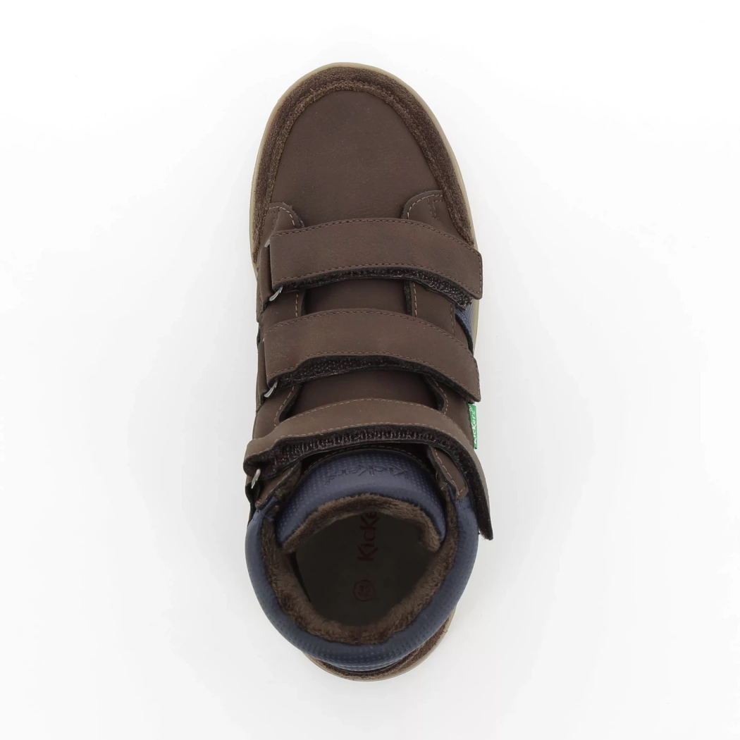 Image (6) de la chaussures Kickers - Bottines Marron en Cuir synthétique