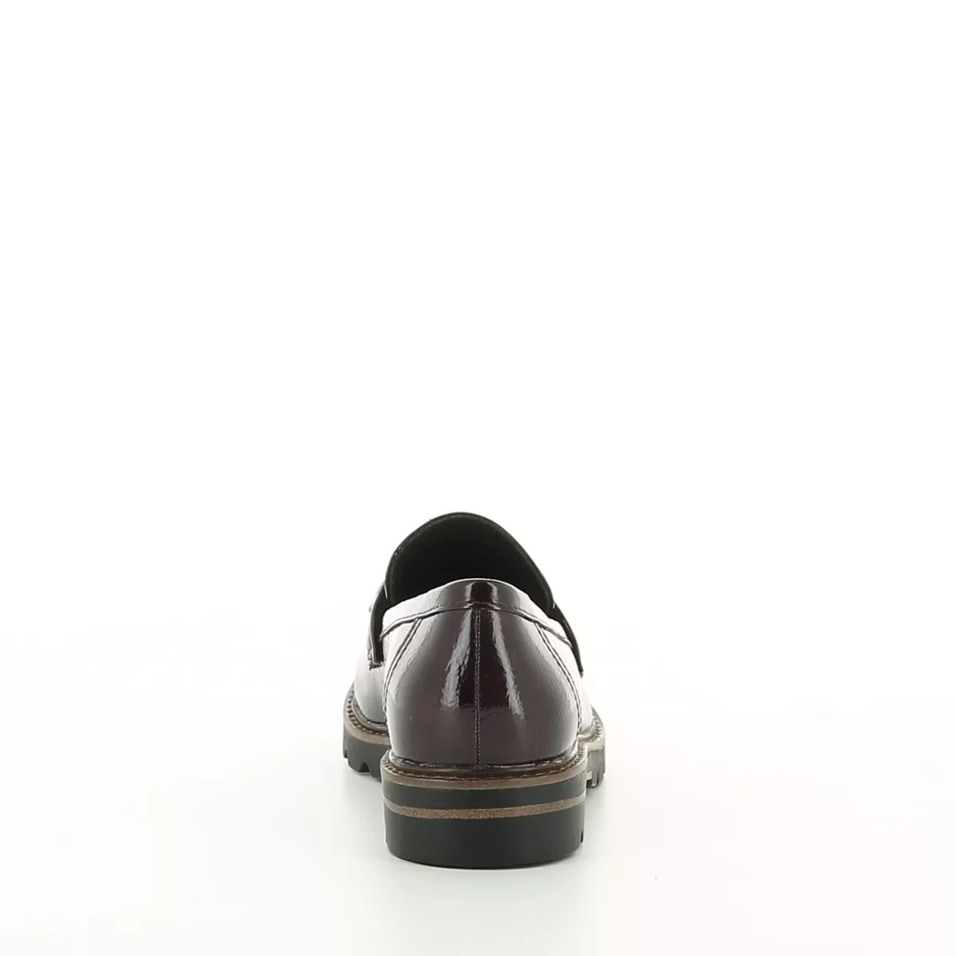 Image (3) de la chaussures Marco Tozzi - Mocassins Bordeaux en Cuir synthétique