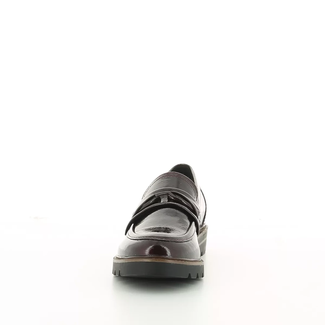 Image (5) de la chaussures Marco Tozzi - Mocassins Bordeaux en Cuir synthétique