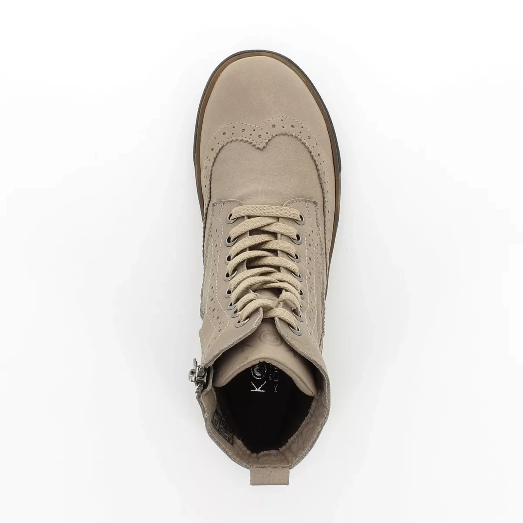 Image (6) de la chaussures Kok'oon - Bottines Taupe en Cuir