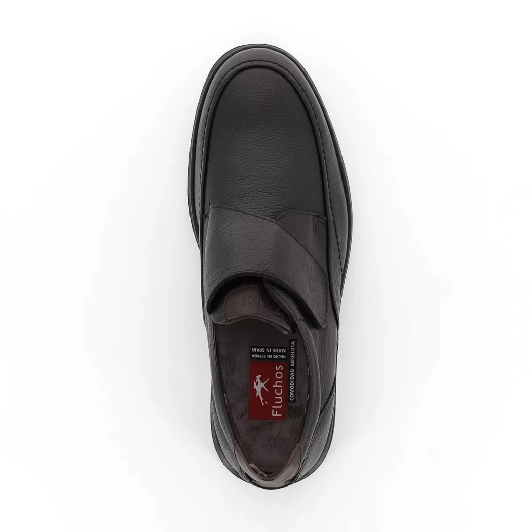 Image (6) de la chaussures Fluchos - Chaussures à velcro Noir en Cuir