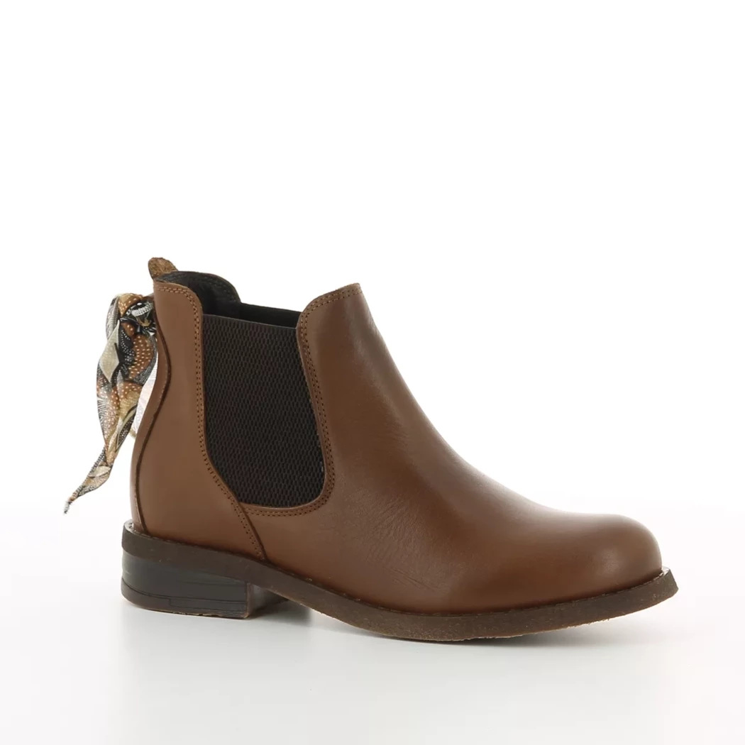 Image (1) de la chaussures Goodstep - Boots Cuir naturel / Cognac en Cuir