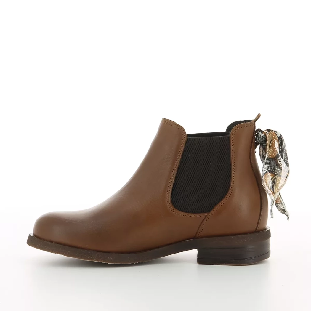 Image (4) de la chaussures Goodstep - Boots Cuir naturel / Cognac en Cuir