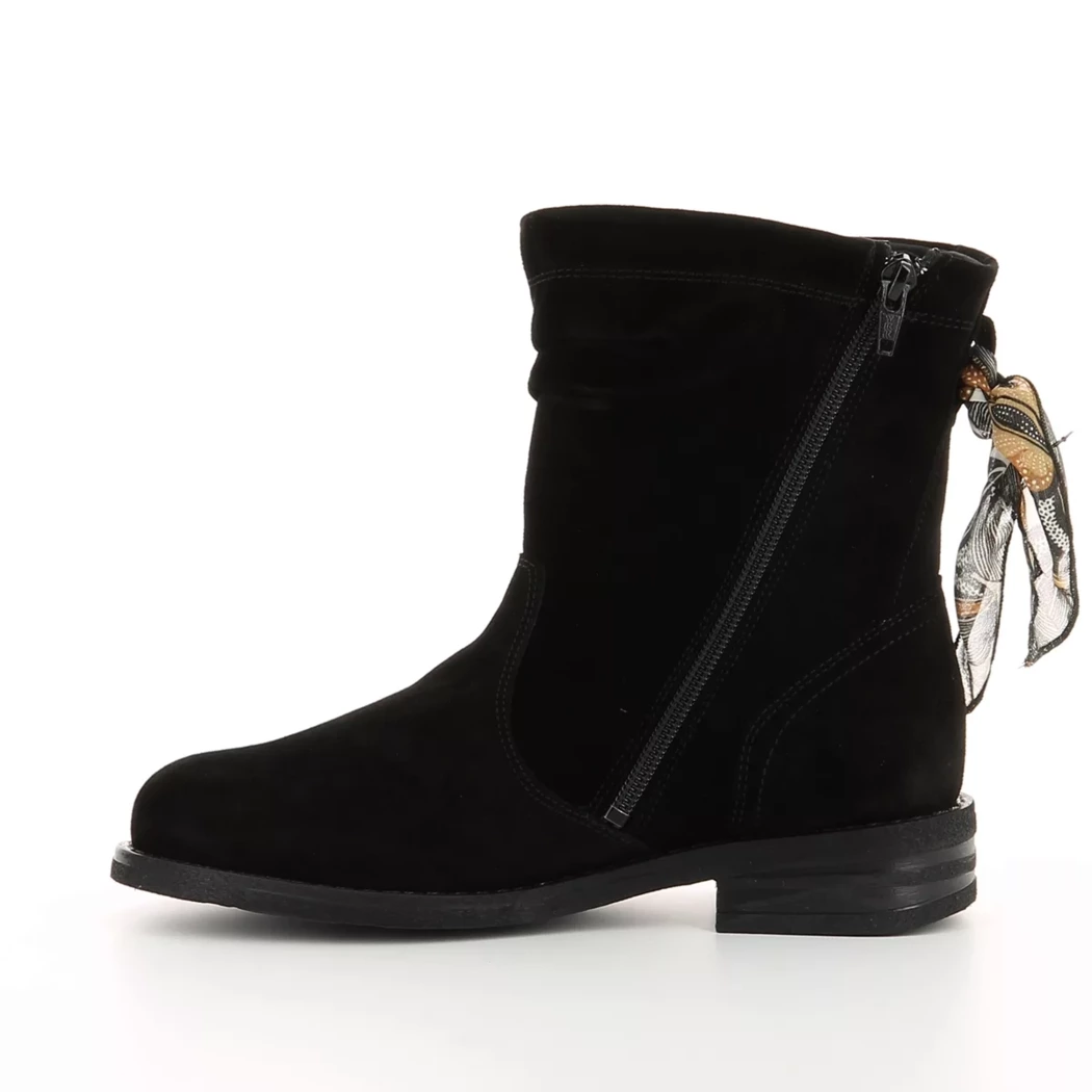 Image (4) de la chaussures Goodstep - Boots Noir en Cuir nubuck