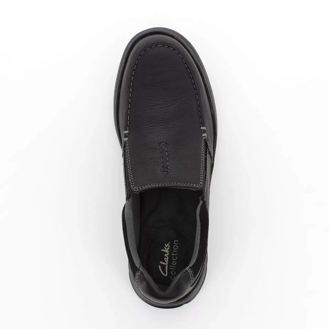 Image (6) de la chaussures Clarks - Mocassins Noir en Cuir