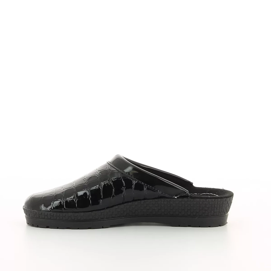 Image (4) de la chaussures Rohde - Pantoufles et Chaussons Noir en Cuir vernis