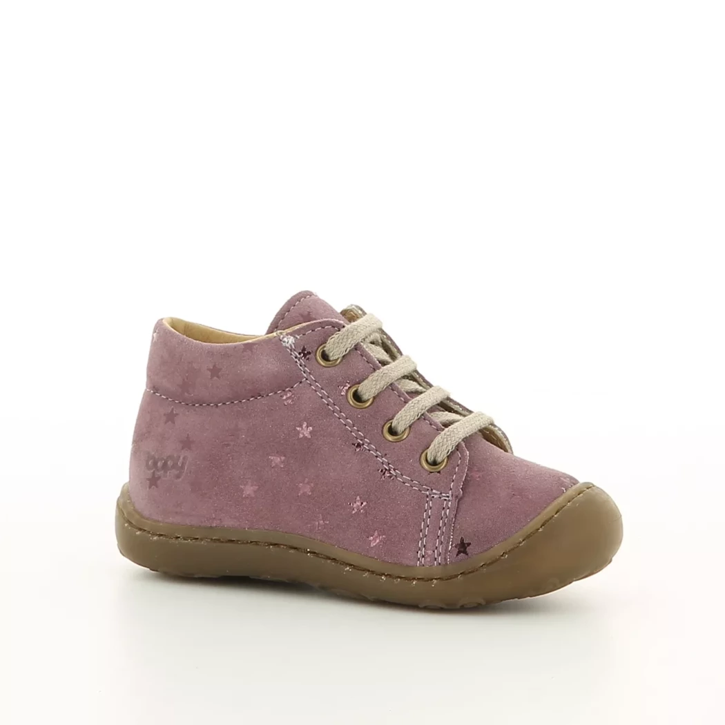 Image (1) de la chaussures Bopy - Bottines Violet / Lilas en Cuir nubuck