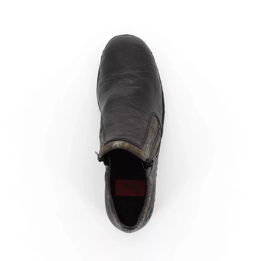 Image (6) de la chaussures Rieker - Boots Noir en Cuir