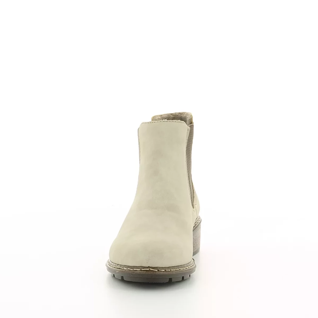 Image (5) de la chaussures Rieker - Boots Taupe en Cuir synthétique