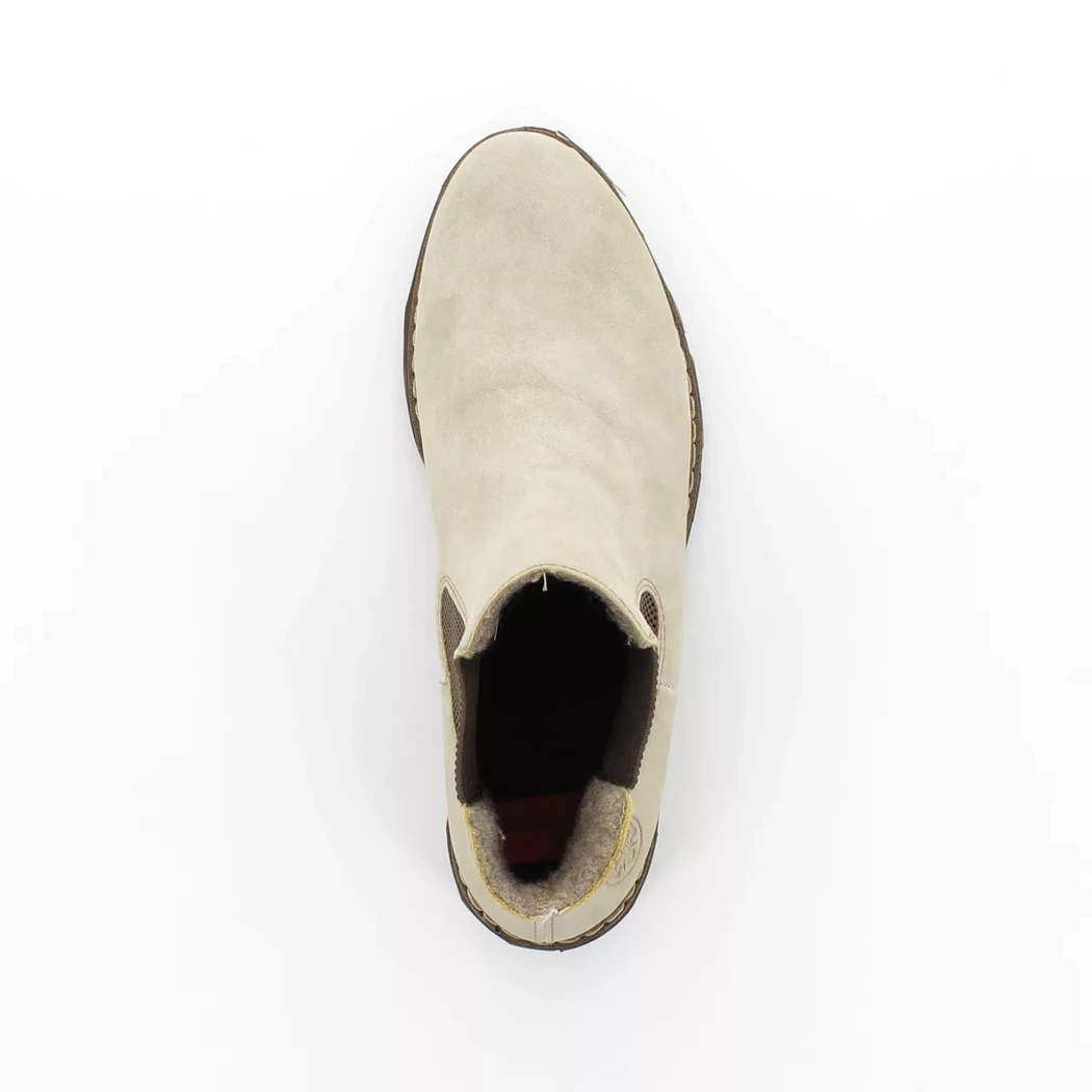 Image (6) de la chaussures Rieker - Boots Taupe en Cuir synthétique