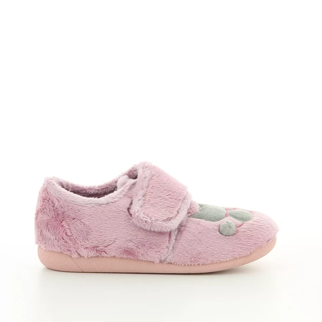 Image (2) de la chaussures Kmins - Pantoufles et Chaussons Rose en Textile