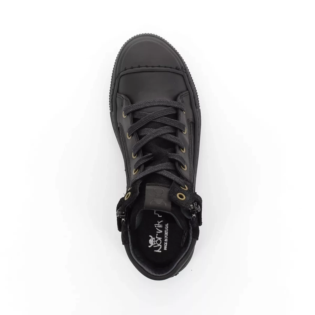 Image (6) de la chaussures Norvik - Bottines Noir en Cuir nubuck