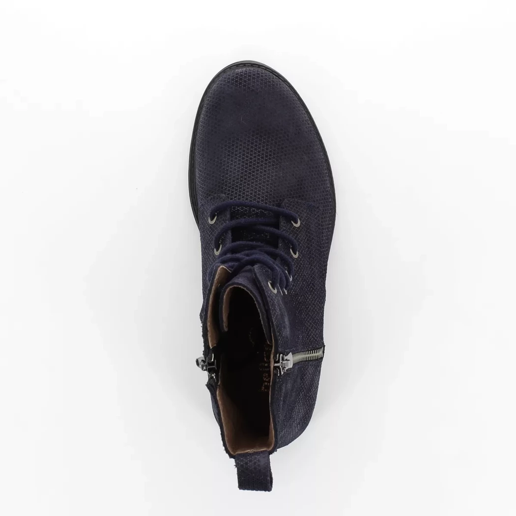 Image (6) de la chaussures Bellamy - Bottines Bleu en Cuir nubuck