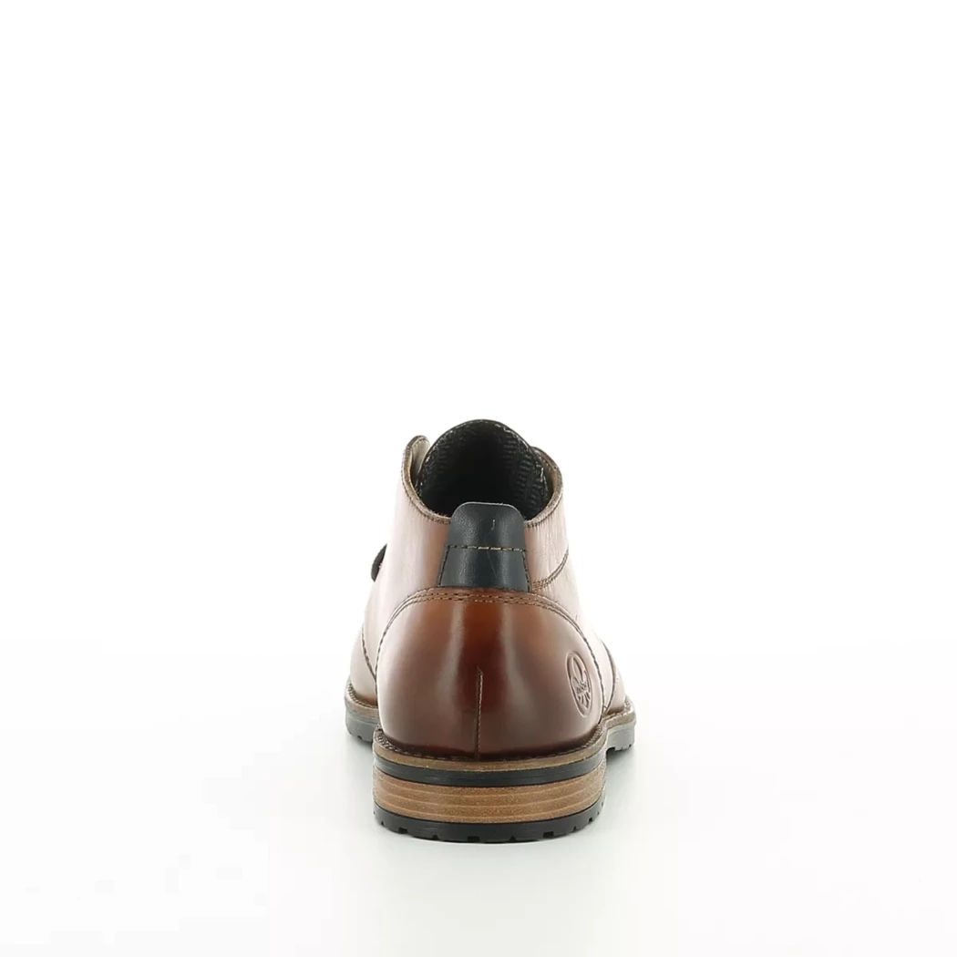 Image (3) de la chaussures Rieker - Bottines Cuir naturel / Cognac en Cuir